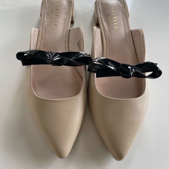 Cecilia New York Bethel Leather Bow Flat - 7 - Picture 3 of 6